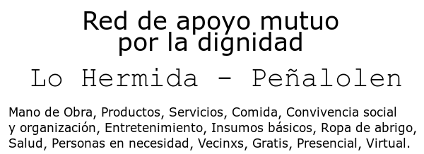 Apoyamos a iniciativas autogestionadas en la población lo Hermida