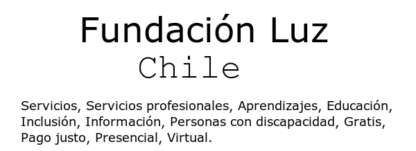 Por la educación, capacitación e inclusión de niños, jóvenes y adultos con discapacidad visual