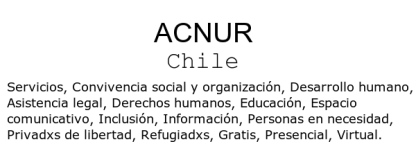 Apoyo a personas refugiadas en Chile